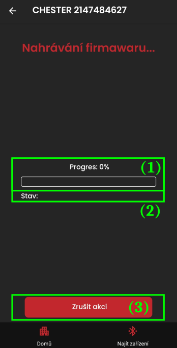 Nahrávaní firmwaru